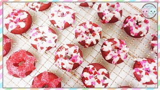 HOW TO MAKE RED VELVET DONUTS, Valentine's Day Dessert Ideas