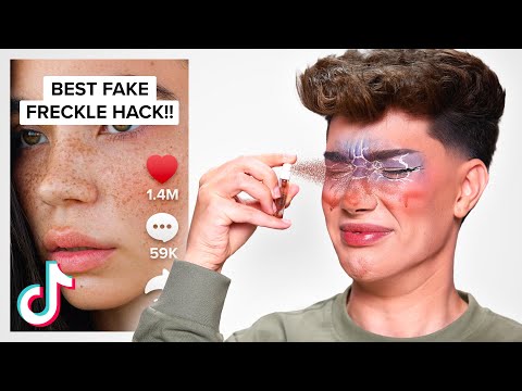 TRYING THE MOST VIRAL TIKTOK MAKEUP HACKS!
