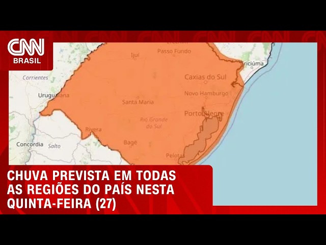 Brasil entra em alerta para tempestade e ventania de até 100 km/h | CNN NOVO DIA
