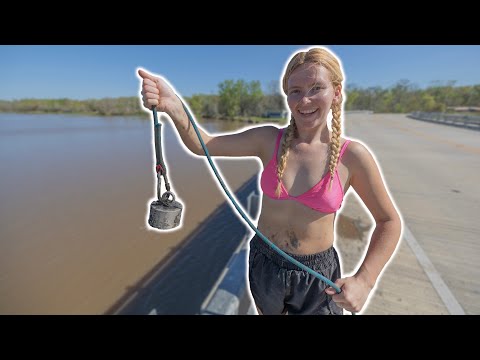 I CANNOT Magnet Fish At This Loaded Bridge! - Scary Item Found While Magnet Fishing A Sketchy Spot