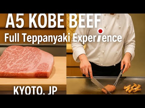 Indulge in A5 Kobe Beef: Full #Teppanyaki Course at Mouriya Gion, #Kyoto 🇯🇵
