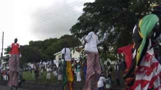 Sugar Mass 42 St. Kitts Parade Day 2013/2014: Moko Jumbies