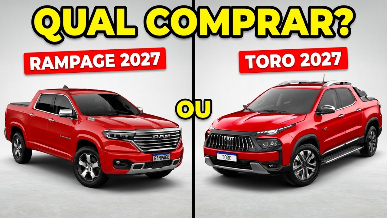 RAM RAMPAGE 2027 OU FIAT TORO 2027