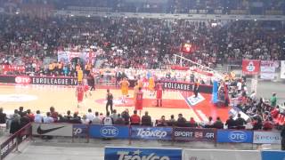 preview picture of video 'basketball game in Greece. Olympiakos vs khimki 2013'