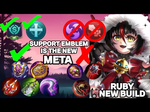 Ruby New Build ~ Support Emblem is the New META ~ Avarice Gold Hacks ~ How to Use Ruby in New Update
