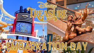 Boarding the Disney Treasure (First Impressions Blew Us Away!)