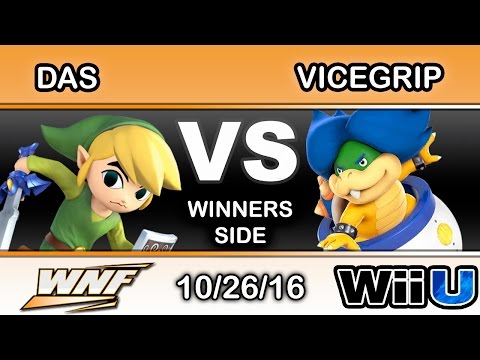 WNF 4.1 - SF FD | Das (Toon Link) Vs. Vicegrip (Ludwig) Winners Side - Smash Wii U