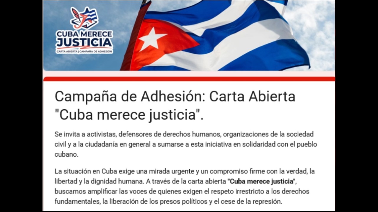 “Cuba merece justicia”: escribamos a Vladimir PUTIN y Xi JINPING