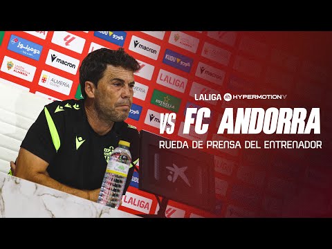 🎥 Rueda de prensa previa partido FC Andorra - UD Almería