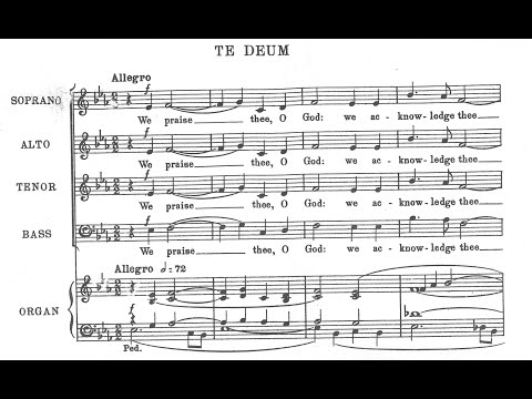 Herbert Howells - Te Deum (Collegium Regale) (score video)