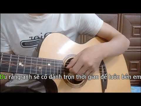 Karaoke Với Anh Em Vẫn Là Cô Bé (Guitar solo beat tone nam) - Lương Bằng Quang