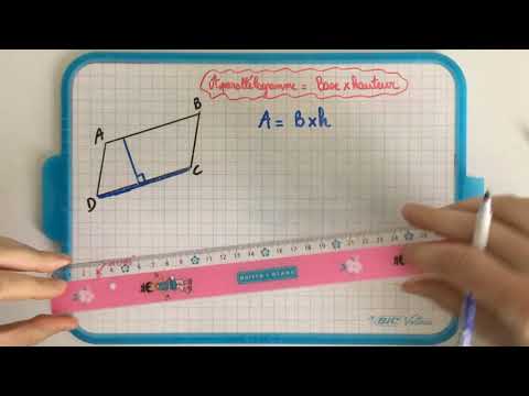 Vidéo 30 - Calculer l'aire d'un parallélogramme