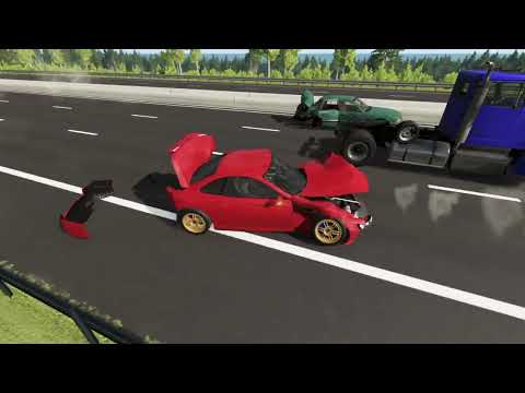 Real Car Crashes #52 BeamNG.Drive