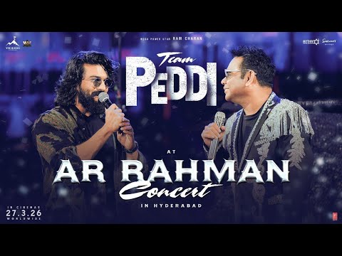 Peddi: AR Rahman Concert Hyderabad | Ram Charan | Janhvi Kapoor | Buchi Babu Sana