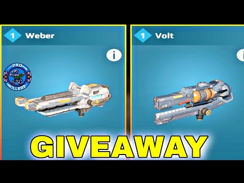 War Robots Weber And Volt Giveaway |PRO KILLERS