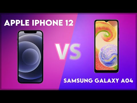 Apple iPhone 12 vs Samsung Galaxy A04 Technical Comparison