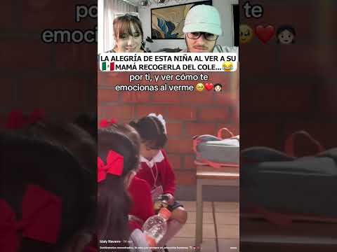 LA ALEGRÍA DE ESTA NIÑA AL VER A SU MAMÁ RECOGERLA DEL COLE NO TIENE PRECIO... #shorts #humor