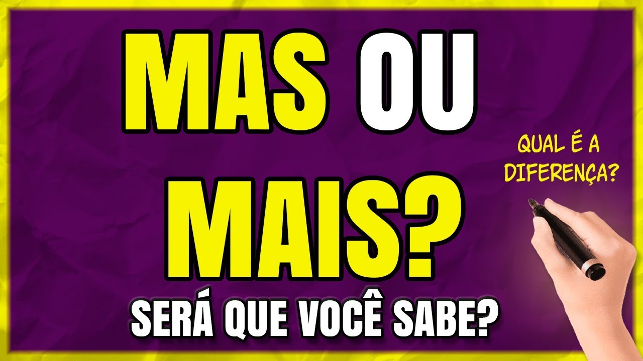 MAS E MAIS: Qual é a Diferença? Quando Usar?