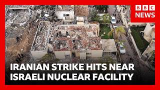 Iran strikes Israeli towns near nuclear site | BBC News