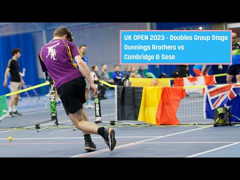 Euro1Wall UK Open 2023 - Group Stage Doubles - Dunnings Brothers vs Cambridge & Sese