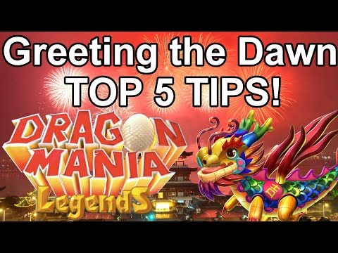 GREETING THE DAWN EVENT - 5 Tips! - Dragon Mania Legends (Solo Event Guide!)