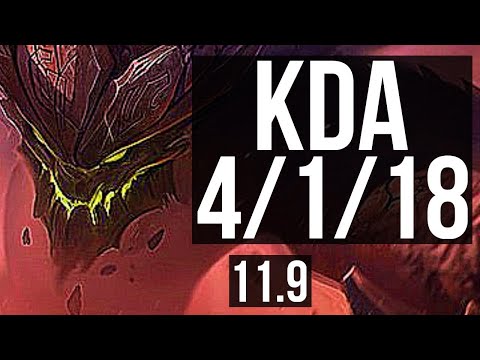 MALPHITE vs MORDEKAISER (TOP) | 4/1/18, 800+ games | KR Diamond | v11.9