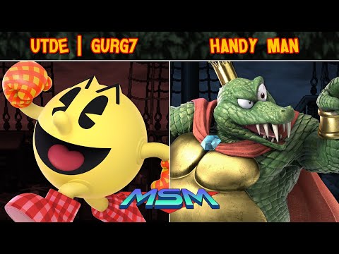 MSM Online 3 - UTDe | Gurg7 (Pac-Man, Samus) Vs  Handy Man (King K. Rool) - Smash Ultimate
