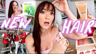 Cutting My Hair, Aritzia Summer Clothing Haul + BU Team Bonding!!