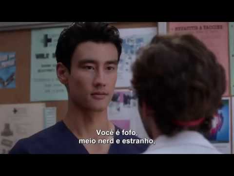 Grey's Anatomy S15E06: Nico & Levi Elevator Scene (PT-BR Sub)