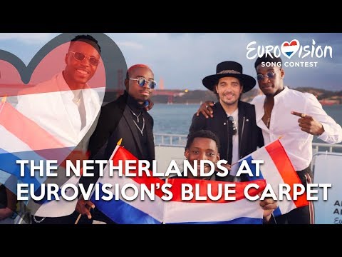 Waylon at Eurovision's blue carpet | TeamWaylon