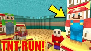 RUN FOR YOUR LIFE! [TNT Run!] | Mario's Nintendo Land | Minecraft Switch [48]