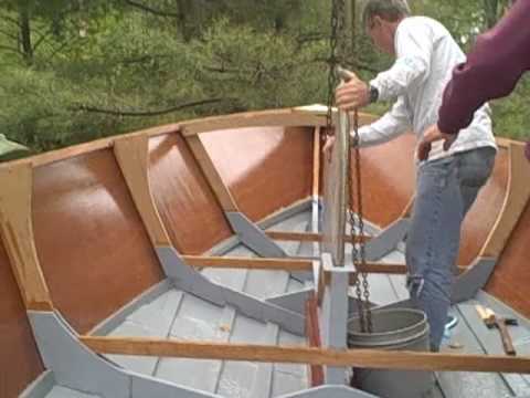 installation of sailboat centerboard