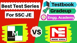 Best Test Series for SSC JE Civil | Madeeasy | IES Master | Engineers Academy | Tastebook | Gradeup
