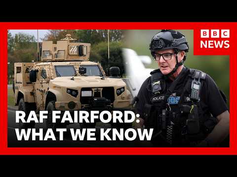 RAF Fairford incident: US military 'working closely' with UK | BBC News