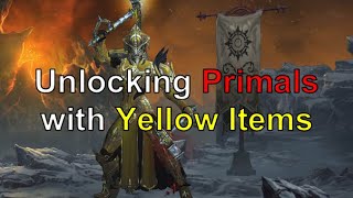 Unlocking Primals with Yellow Items