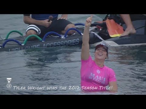 Tyler Wright Wins the 2017 Championship Title for Surfing