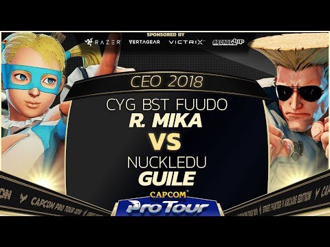 CYG BST Fuudo (R. Mika) vs NuckleDu (Guile) - CEO 2018 - Top 12 - CPT 2018