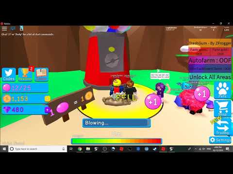 Free Gems Bubble Gum Simulator Script Gui Roblox Unpatched - roblox bubble gum simulator script unpatched free coins gems