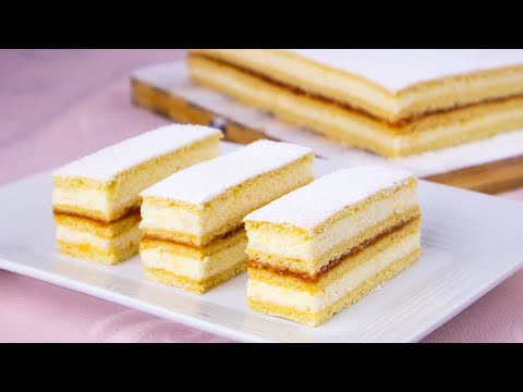 Homemade honey layered cake with jam and honey