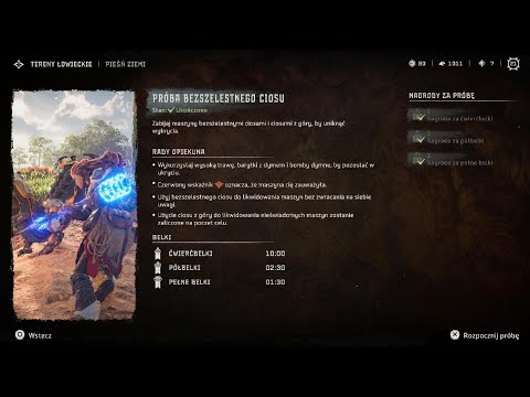 Horizon Forbidden West - Tereny Łowieckie Pieśń Ziemi / Próba Bezszelestnego Ciosu