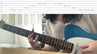 [tabs] duvet - bôa //guitar tutorial