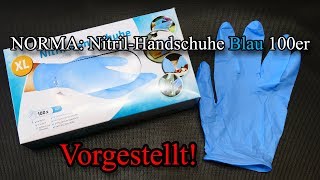 NORMA: Nitril-Handschuhe Blau 100er [Vorgestellt!]