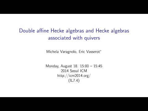ICM2014 VideoSeries IL7.4 : Michela Varagnolo on Aug18Mon
