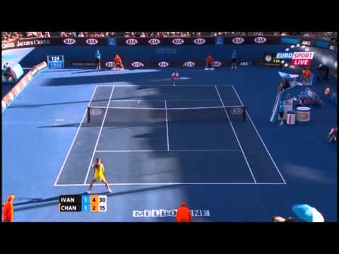 Ana Ivanovic vs Yung-Jan Chan Australian Open 2013 3rd set Highlights