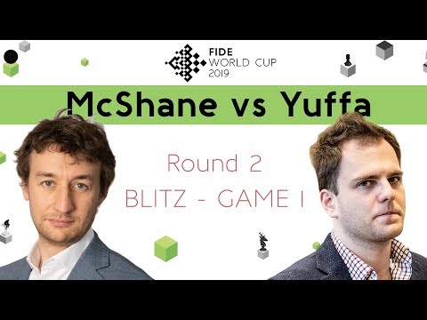 Luke McShane - Daniil Yuffa | Blitz 1 | FIDE World Cup 2019 |