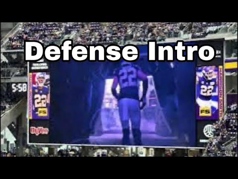 ❄️Defense Intro Minnesota Vikings vs Green Bay Packers
