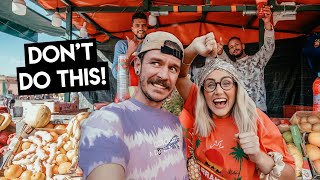 WE WEREN'T READY FOR MARRAKESH! (Van life Morocco)