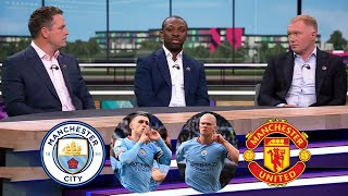 Manchester City vs Manchester United 6-3 Haaland And Phil Foden Hat-trick⚽⚽⚽ Paul Scholes Reaction