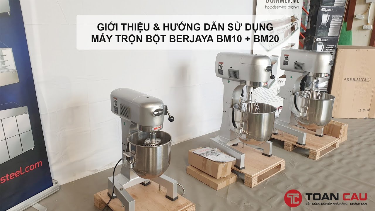 Máy trộn bột 20 lít Berjaya BJY-BM20 nhập khẩu Malaysia