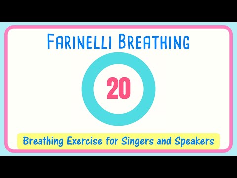 Farinelli Breathing Exercise for Singers | 4 to 20 Second | Breath Management